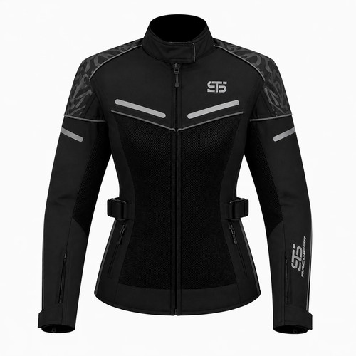 Giubbotto moto tessuto - giubbotto,