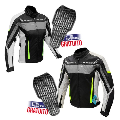 Moto giubbotto tessuto - giubbotto, in