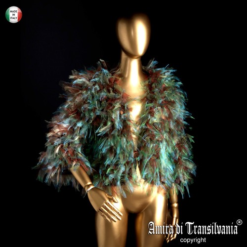 Eco fur feather tulle - eco,