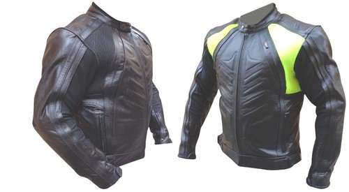Men leather motorcycle - men's,
