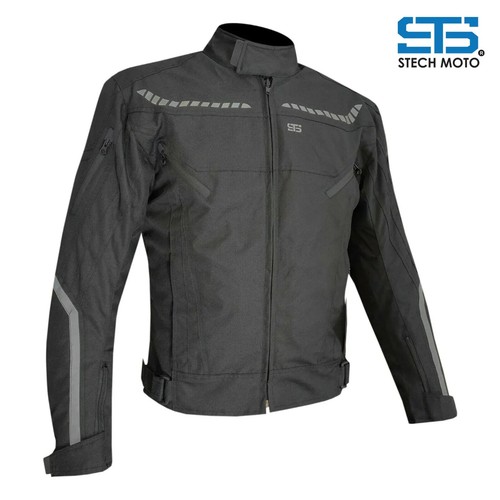 Giubbotto moto tessuto - in,