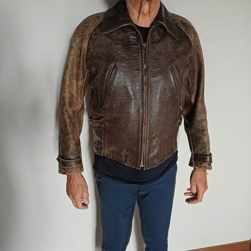 Giubbotto moto pelle - da,